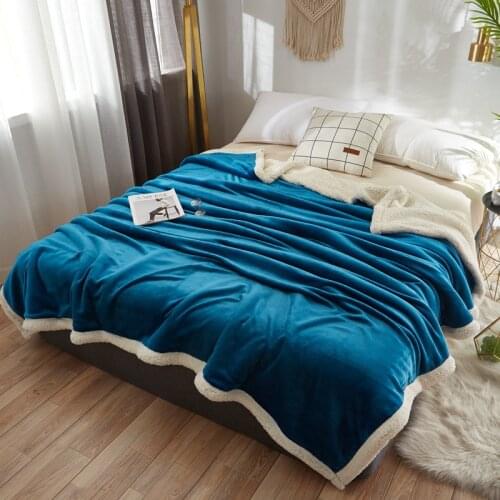 Winter Weighted Flannel Fleece Blanket Adult Soft Thick Sherpa Throw Blanket for Sofa Bed Couch Frazadas Mantas De Cama Cobertor