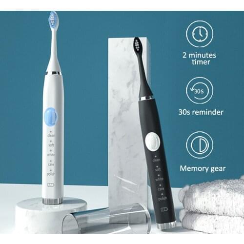 5 Modes Electric Toothbrush USB Charging Ultrasonic Sonic Tooth Brushes Washable Whitening Teeth Brush Adult Timer Brush