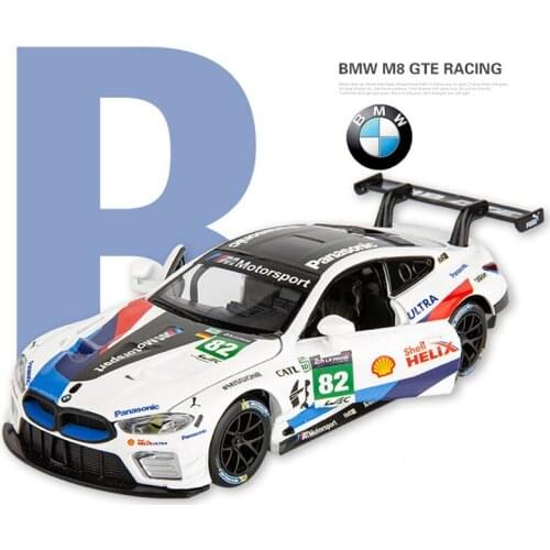 1:32 BMW-M8 Car Model Alloy Car Die Cast Toy Car Model Pull Back Childrens Toy Collectibles Free Shipping
