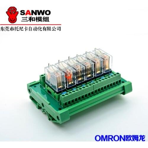 6-channel Omron G2R-1-E Relay Module Control Panel Driver Board PLC Amplifier Board Original & New