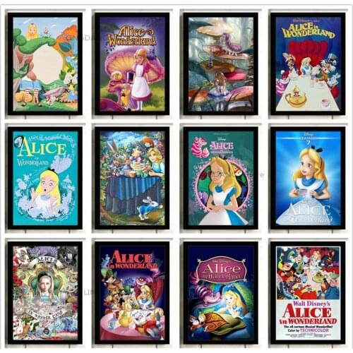 5d Diy Diamond Painting Disney Cartoon Alice In Wonderland Nordic Poster Diamond Mosaic Embroidery Cross Stitch Home Decor Gift