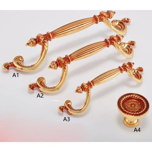 American wardrobe pull knobs Modern simple drawer handles European cabinet handles Furniture hardware 5"Wine cabinet door handle