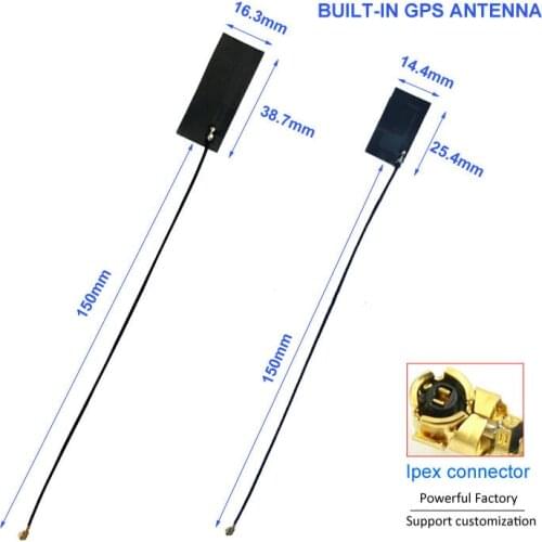 Super quality high gain 4dbi gps 1575mhz internal ipex uhf4 mcx gps pcb antenna with 3m stick 10PCS / batch