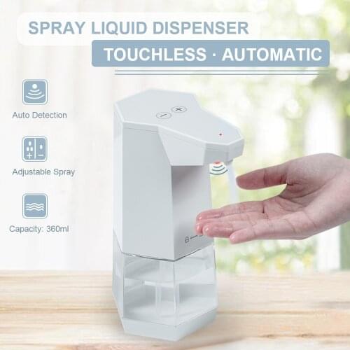 Touchless Hands-free Infrared Motion Sensor Automatic Spray Dispenser Hand Atomizer for Bathroom Home Office School