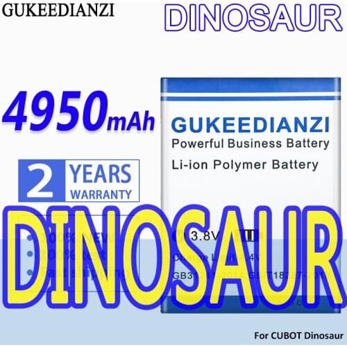 High Capacity GUKEEDIANZI Battery 4950mAh For CUBOT Dinosaur