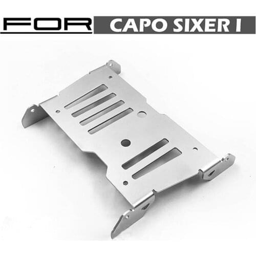 Stainless Steel Transfer Case Protective Board Chassis Guard Plate for Capo 1:6 Samurai Jimny RC Car Accessories