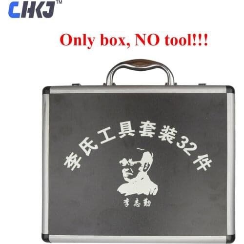 CHKJ Blank Original Lishi 2 in 1 Tool Repair Tool Box Storage Case for 32pcs Lishi 2 in 1 and 1pc Lishi Key Cutter Free Shipping