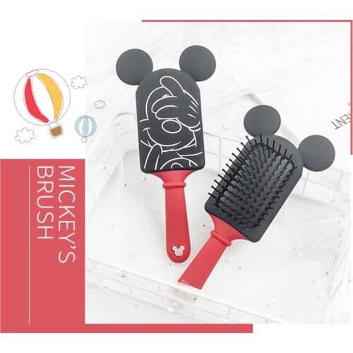 Disney Frozen Beauty Fashion Toy Comb Mickey Minnie Comb Anti-Static Air Cushion Hair Care Brushes for Girl Makeups Toy Gift