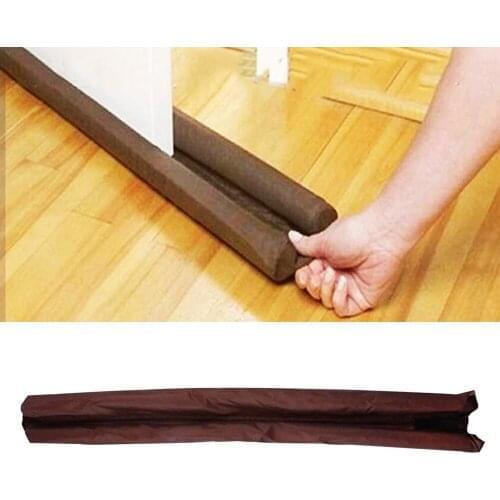 Twin Door Draft Dodger Guard Stopper Energy Saving Protector Doorstop Home Decor Wind Dust Blocker Sealer Window Seam Cover Seal