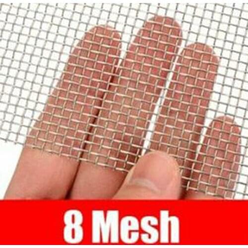 Stainless Steel Filter 5/8/20/30/40 Mesh Woven Filtration Screen Filter