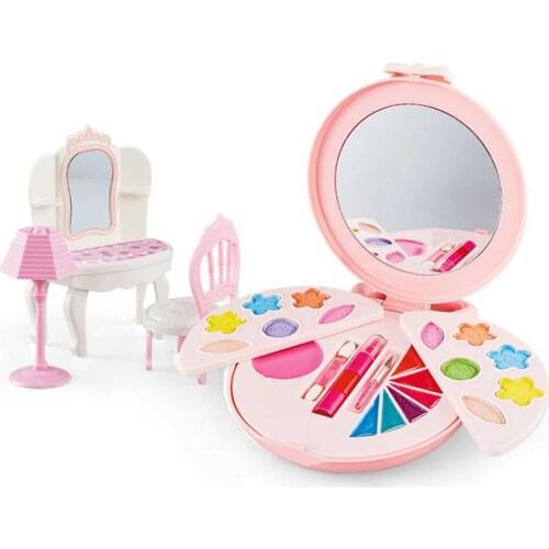 Newborn Baby Kids Girls Make Up Toys Safety Pretend Play Cosmetics Washable Girls Beauty Toys Prince Role Play Christmas Gifts