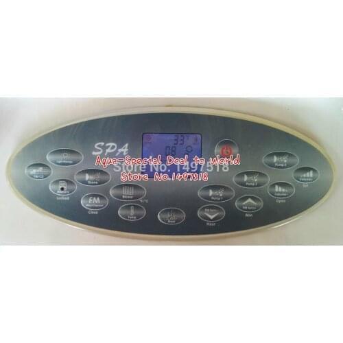 Hot tub spa set controller pack replacement fit Jazzi Escape spa ,spa front spare part WELLIS Jacuzzi