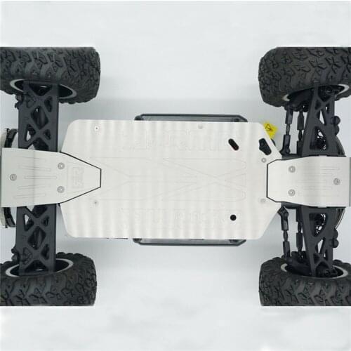 Metal Chassis Armor Protective Anti Collision Guard for 1/10 ARRMA Big Rock RC Car Accessories with logo