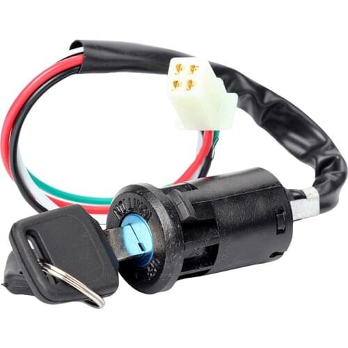 Off-road Motorcycle Modified Start Ignition Switch Electric Door Lock Key for Motorbike ATV Accessories