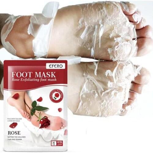 Feet Exfoliating Foot Masks Pedicure Socks Exfoliation Scrub for Feet Mask Remove Dead Skin Heels Foot Peeling Mask For Foot Spa