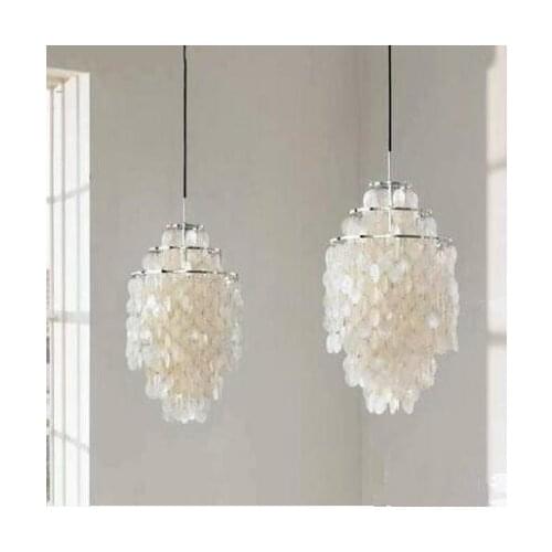 Natural sea rock shell pendant lamps restaurant lights aisle bedroom lights, E27, AC110-240V