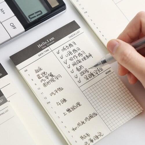 Practical Daily Planner Notebook Journal Agenda Schedule Memo Organizer Office School Schedule Stationary Office Supplies