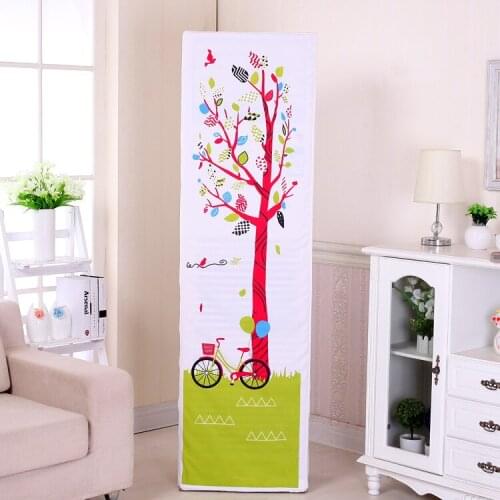 Air conditioner cover cotton stretch fabric dustproof cover for cubic air conditioners with cartoon designs home decoration
