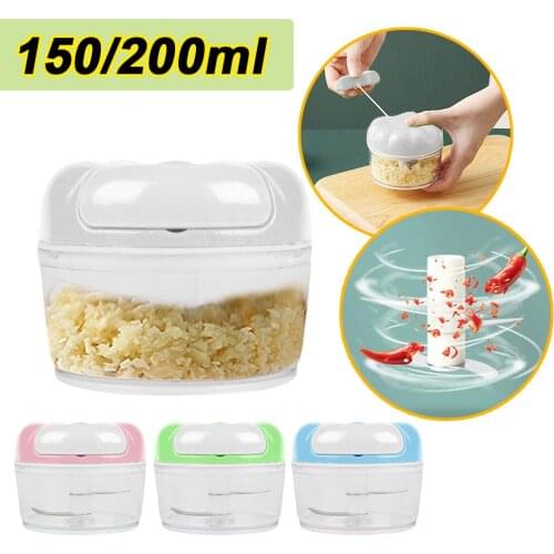 Mini Manual Garlic Press Household Garlic Crusher Hand-Pulled Garlic Triturator Mashed Meat Mincing Tool Cut Ginger Chopper