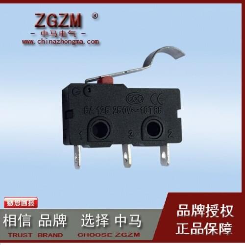 HWEXPRESS 50PCS Switch Series ZW12-F Copper Point 3A Bring Short R Lever 3 Foot