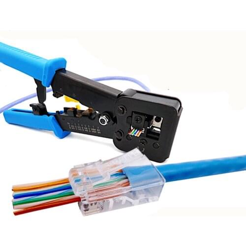 Crimper Hand Network Tools Pliers RJ12 RJ45 cat5 cat6 8p8c Cable Stripper Pressing Clamp Tongs Clip Multi Function