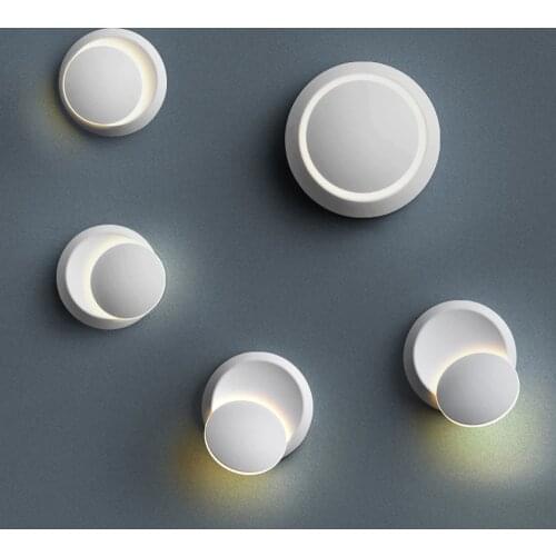 Sanmusion kids room led night light solid aluminum 350 degree whirling indoor wall lamps 3D night lamp Innovative Environmental