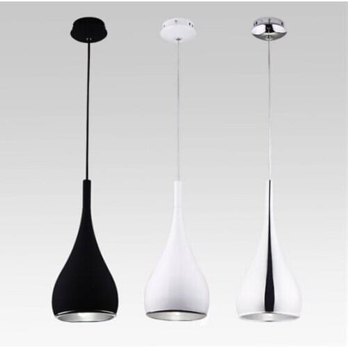 LED pendant lamp modern minimalist bedroom bedside lamp single head individuality, materials: iron, E27, AC110-240V