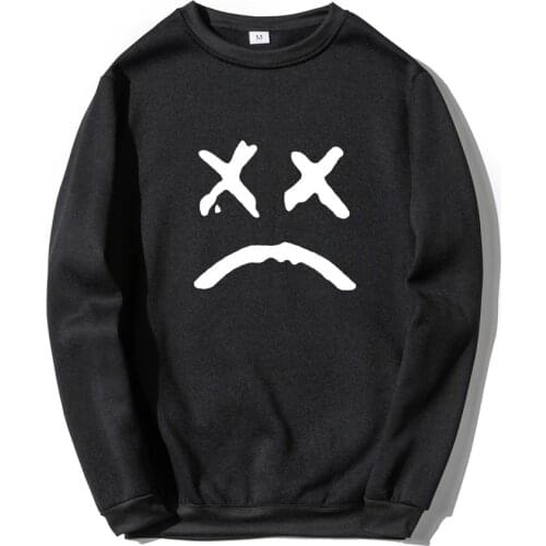 Lil Peep sweatshirt Hoodie Men Fashion Harajuku no cap Round neck Comfortable sweatshirts men women xxxtentacion Tops Pullover