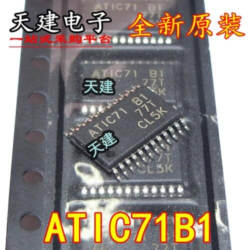 1PCS ATIC71 B1 ATIC71B1 ATIC71-B1 SSOP24 auto chips for BMNW 5 Series Engine Computer Board Ignition Chip