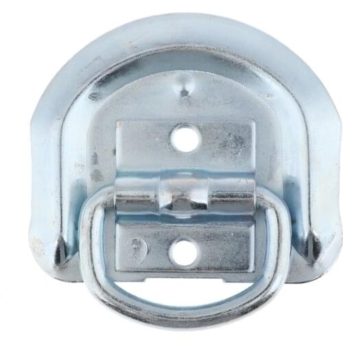 1 Pcs Weld-On D Ring Tie Down Anchors High-Strength Metal D Rings With Welding Clips For Trailer Truck RVs Auto & ATV Etc