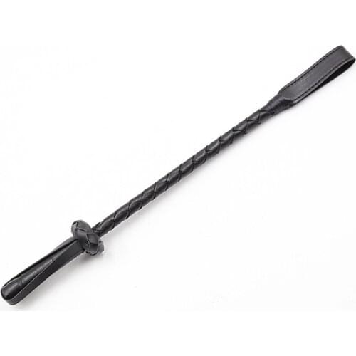 38cm Pink Whip Riding Crop PU Leather fetish SM Queen Spanking Bondage Paddle slave Sex Toys Product sexuality Adult Game woman