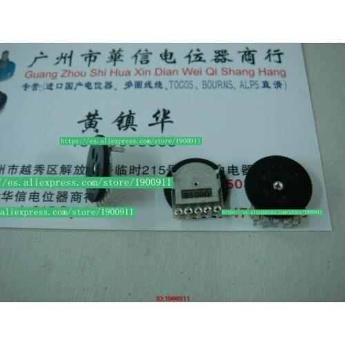 5pcs/lot Radio dual potentiometer B500R European diameter 14MMX1MM