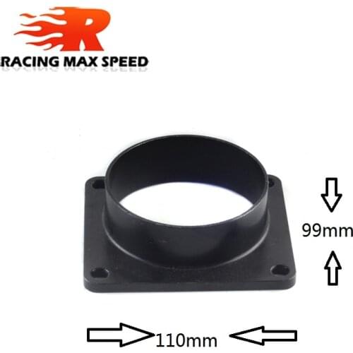 Mass Air Flow Sensor Intake Adapter Duct Mounting Plate Aluminum ADMP-02