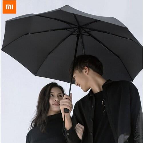 Original Xiaomi Mijia Automatic Rainy Sunny Umbrell Aluminum Windproof Waterproof UV High Quality Umbrella Man woman Summer