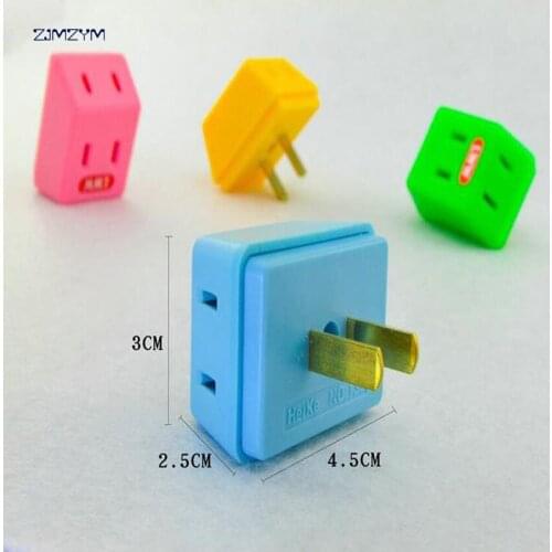 Travel Converter Adaptor 2 Pin AC Power Plug Adaptor Multi-purpose plug One-to-many converter for many countries