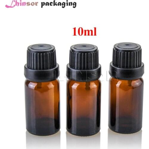 10ml Empty Amber Brown Glass Perfume Bottle Dropper Bottles Essential Oil Doterra Liquid Aromatherapy Vials Cosmetic Containers