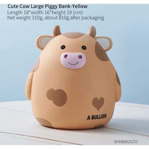 Bear rabbit piggy bank money plastic coin for attracting money jar coins money box large Savings box coins child Easter gift