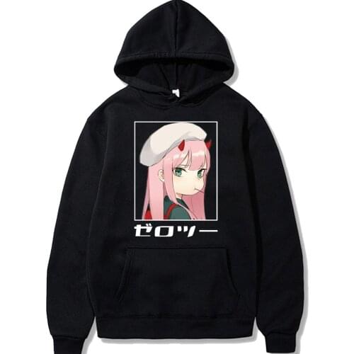 Daling in the Fanxx Zero Two Printed Men/women Hoodie Long Sleeve Sweatshirt