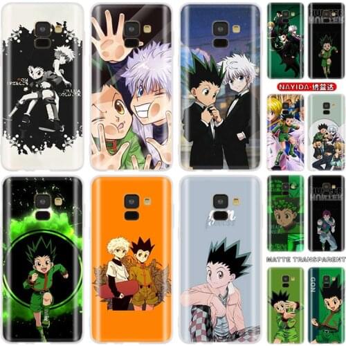 Case Soft Cover TPU Coque For Samsung Galaxy J6 J8 J3 J5 J7 J4 Plus 2018 2016 2017 EU Prime Pro j610 Hunter x Hunte