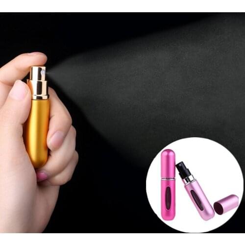 Outdoor Tools Portable Mini Perfume Spray Bottle for Travel Sports Makeup Jars 5ml Empty Cosmetic Containers for Traveler