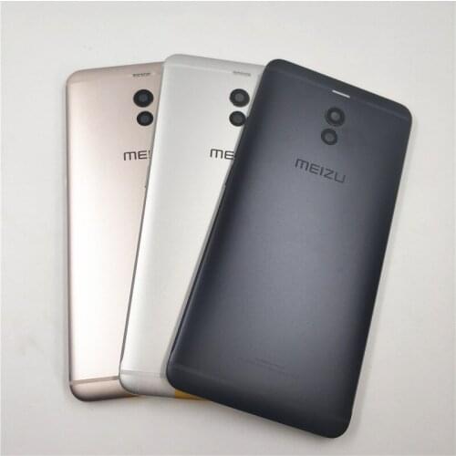 Original Housing For Meizu M6 Note Metal Battery Back Cover Mobile Phone Replacement Parts Case + Side Buttons + camera Lens