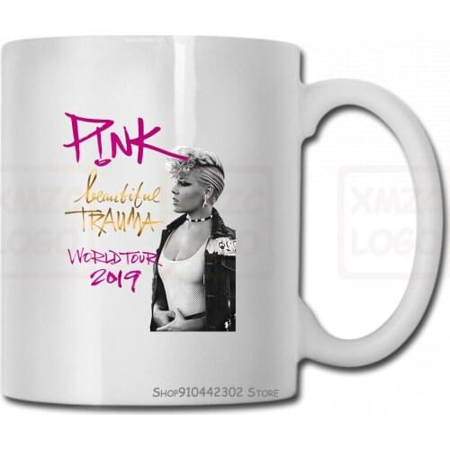 P!Nk Pink Beautiful Trauma World Tour Merch 2019 Mug Cup Music Oscar Winner Pop Women Men