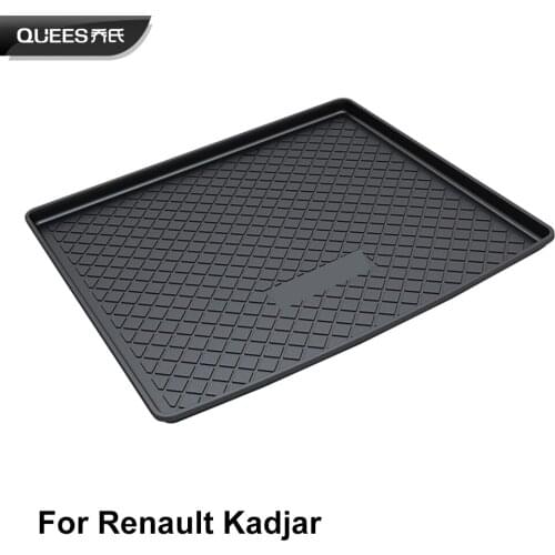 QUEES Custom Fit Cargo Liner Trunk Floor Mat for Renault Kadjar 2015 2016 2017 2018