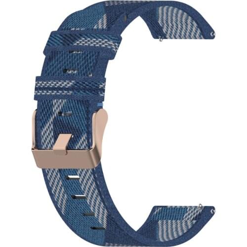 For Galaxy Watch Nylon Strap 20MM Casual Woven Nylon Adjustable Watchbands For HUAWEI GT 2/Vivoactive3 Watch Accessories