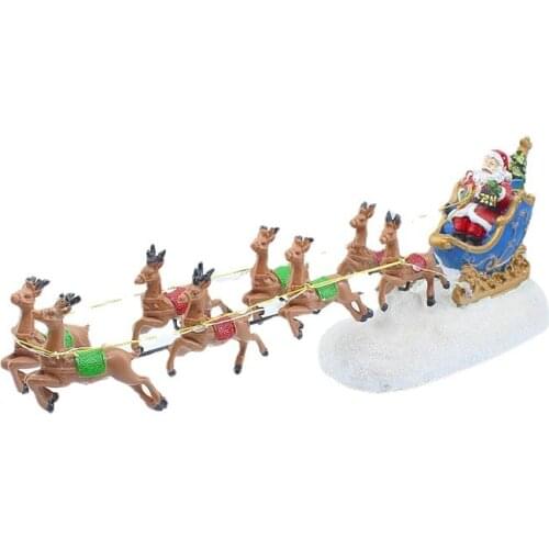 Christmas Deer Light House Merry Christmas Decorations Cristmas Ornaments For Home Xmas Gifts New Year 2022 Without Battery