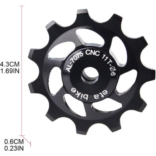 Road Bike Rear Derailleur Pulley Bike Jockey Wheel Pulley Ceramic Guide Roller N58B