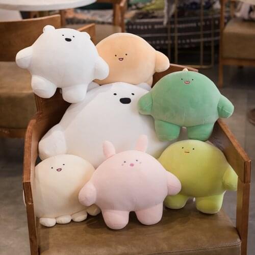 23/40CM Cute Dolls Plush Toys Soft Octopus Dinosaur Rabbit Super Soft Toys Pillow Korean Popular Characters Birthday Presents