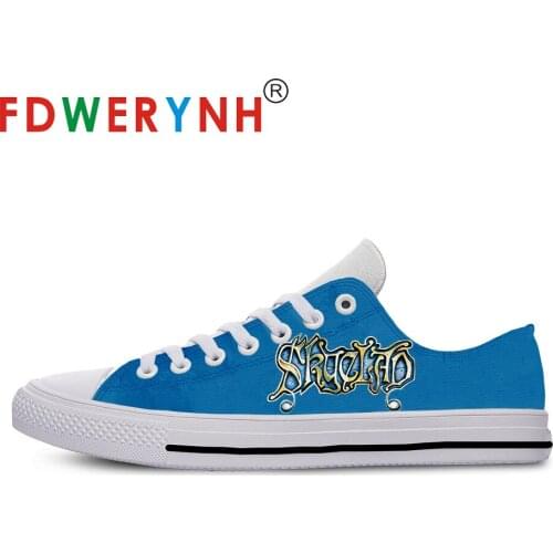 Skyclad Band Mens Low-top Casual Shoes Most Influential Metal Bands of All Time 3D Pattern Logo Men Shoes