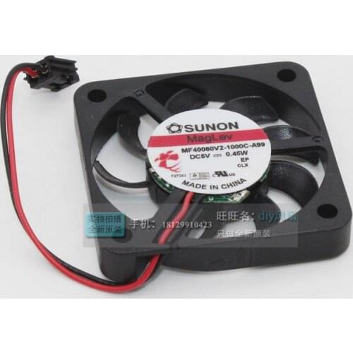 SUNON MF40060V2-1000C-A99 Server Cooling Fan DC 5V 0.45W 40x40x6mm 2-Wire