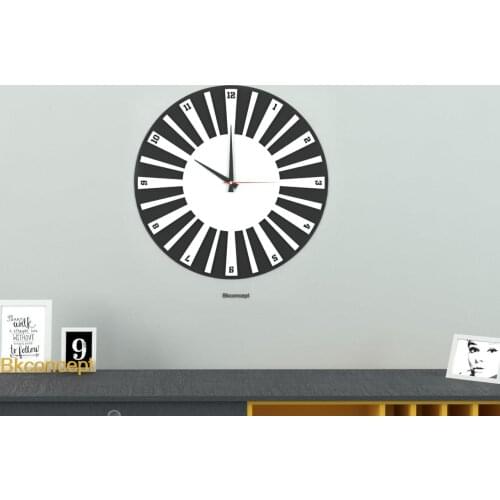 Decoration Living Room Wall Decor Home Living Room Decoration Zebra Wall Clock Black White